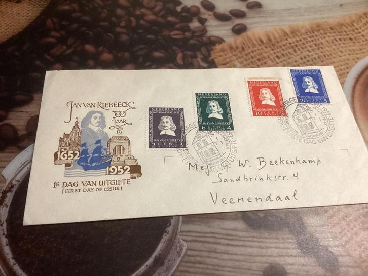 No6071 E7 gelopen Veenendaal Heb ook van Nederland, Postzegels en Munten, Postzegels | Eerstedagenveloppen, Beschreven, Nederland