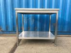 2x Kleine rvs werktafel -- pp stuk ! + onderschap elementen, Huis en Inrichting, Keuken | Keukenelementen, Ophalen, Gebruikt, 25 tot 50 cm