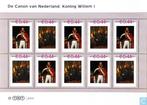Canon van Nederland: Koning Willem I, Ophalen of Verzenden, Na 1940, Postfris