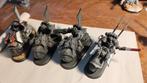 40k Dark angels on bike, oude modellen., Gebruikt, Figuurtje(s), Warhammer, Ophalen of Verzenden