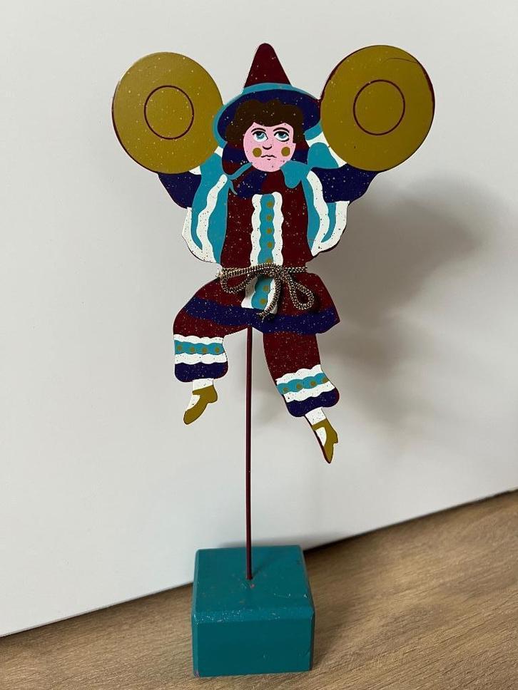De droevige muzikant / clown, Verzamelen, Beelden en Beeldjes, Zo goed als nieuw, Mens, Ophalen of Verzenden