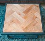 Salontafel vissengraat, Huis en Inrichting, Tafels | Salontafels, Gebruikt, 50 tot 100 cm, Metaal, Minder dan 50 cm