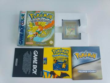 Pokémon Gold Compleet Nintendo Gameboy Color  gbc  beschikbaar voor biedingen