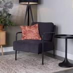 Zuiver Fauteuil X-Bang Zwart/Donkergrijs, Huis en Inrichting, Fauteuils, Ophalen, 75 tot 100 cm, Zo goed als nieuw, Metaal