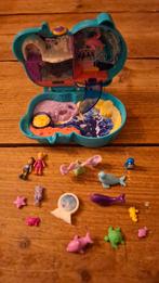 Polly Pocket Otter Aquarium Koffer - Compleet!, Ophalen of Verzenden, Gebruikt