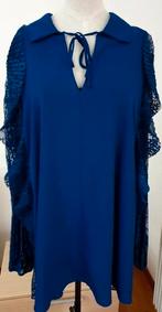 Marina Rinaldi Lace blouse blue 48/50, Kleding | Dames, Ophalen of Verzenden, Nieuw, Blauw, Blouse of Tuniek