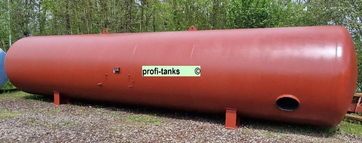 T15 opslagtank 45000 L stalentank druktank binnen-coating, Tuin en Terras, Regentonnen, Gebruikt, Metaal, 150 liter of meer, Ophalen