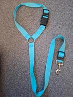 Voor Honden in de Auto - Blauwe VEILIGHEIDS GORDEL / Riem, Ophalen of Verzenden, Gebruikt, Hondenriem