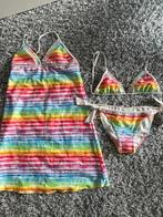 Paté de sable bikini met bijpassend jurkje 12 jaar, Bikiniset, Meisje, Ophalen of Verzenden, Zo goed als nieuw