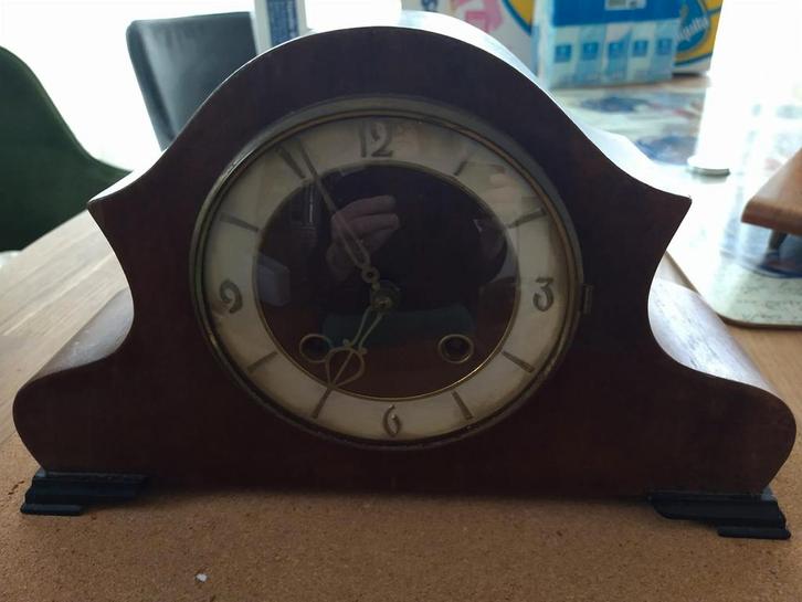 Vintage Klok - G.W. Veringa Dordrecht, Antiek en Kunst, Antiek | Klokken, Ophalen