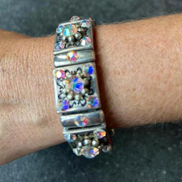 Vintage Strass Armband beschikbaar voor biedingen