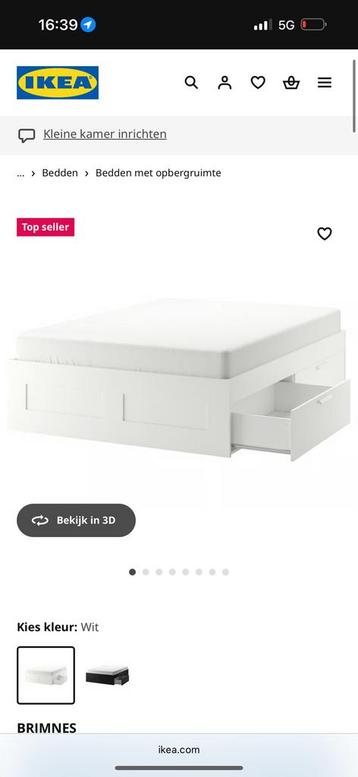 Bedframe ikea 180cm breed