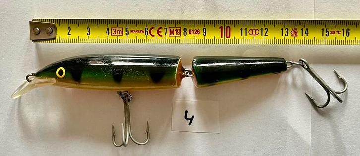 Rapala Jointed 4 J13 Ireland 19Gr zie de Foto’s Lees de Adv, Watersport en Boten, Hengelsport | Roofvissen, Gebruikt, Ophalen of Verzenden