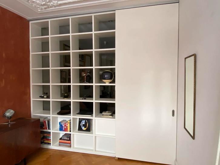 Kast - Roomdivider met schuifdeur, Huis en Inrichting, Kasten | Overige, Gebruikt, Ophalen