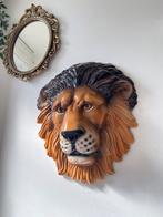 Prachtig groot vintage wandmasker leeuwenkop, Ophalen of Verzenden, Zo goed als nieuw