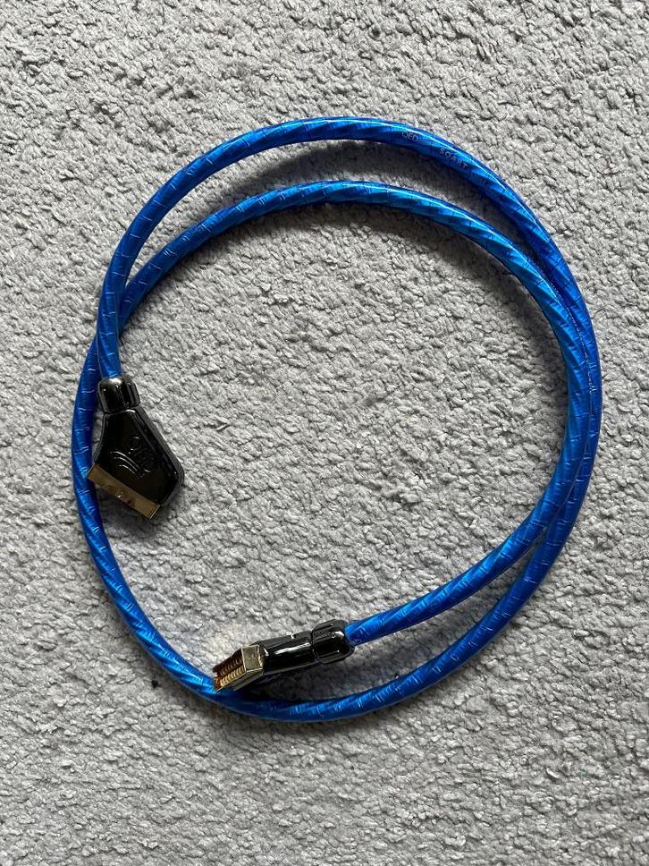 QED Scart AV Silver Reference scartkabel 1.05m en 155m, Audio, Tv en Foto, Audiokabels en Televisiekabels, Zo goed als nieuw, Scartkabel