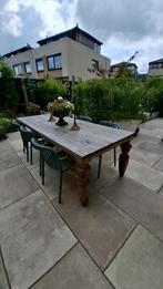eikentafel, Tuin en Terras, Ophalen, Gebruikt, Rechthoekig, Hout