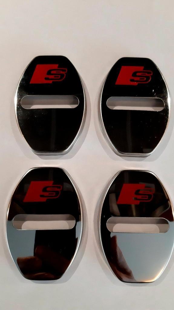 AUDI S DEURSLOT COVERS CHROME!!, Auto diversen, Tuning en Styling, Ophalen of Verzenden