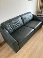 Leren bank 2 1/2 zits, Gebruikt, 150 tot 200 cm, Tweepersoons, 75 tot 100 cm