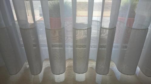 Voile gordijnen + gordijnen met gaas motief, Huis en Inrichting, Stoffering | Gordijnen en Lamellen, Zo goed als nieuw, Minder dan 100 cm