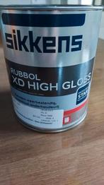 Sikkens XD High Gloss, RAL9005 Gitzwart, Doe-het-zelf en Verbouw, Verf, Beits en Lak, Zwart, Nieuw, Ophalen of Verzenden, Verf