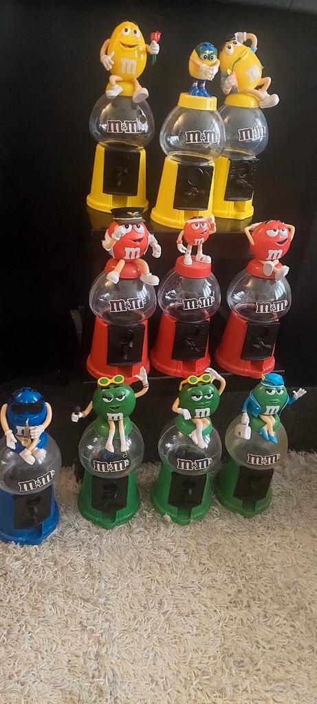 10 x M&M  dispensers. (Bollen), Verzamelen, Overige Verzamelen, Gebruikt, Ophalen of Verzenden