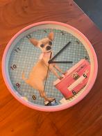 Chihuahua studio pets klok, Huis en Inrichting, Woonaccessoires | Klokken, Ophalen, Zo goed als nieuw