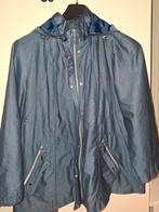 MS Mode Damesjas met Capuchon - Maat 48, Blauw, Maat 46/48 (XL) of groter, Ophalen of Verzenden, Zo goed als nieuw