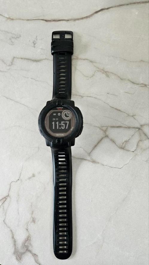 Garmin Instinct 2 Solar Tactical Edition Zwart, Sieraden, Tassen en Uiterlijk, Sporthorloges, Zo goed als nieuw, Android, Ophalen of Verzenden