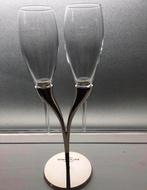 Champagneglazen Moët et Chandon collecters item in houder, Verzamelen, Glas en Borrelglaasjes, Overige typen, Ophalen of Verzenden