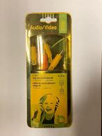 Tulp aansluitkabel AV 1.2m 3x tulp <-> 3x tulp, Ophalen, Zo goed als nieuw