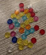 40 lego 1x1 tegels rond in transparante kleuren, voor 0,90, Ophalen of Verzenden, Zo goed als nieuw, Losse stenen, Lego
