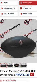 Diverse gebruikte airbags o.a. Safrane Golf C5 Megane Focus, Gebruikt, Ophalen of Verzenden, A, Opel