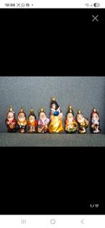 Sneeuwwitje en de 7 dwergen kersthangers, Ophalen of Verzenden, Sneeuwwitje of Doornroosje, Zo goed als nieuw, Beeldje of Figuurtje