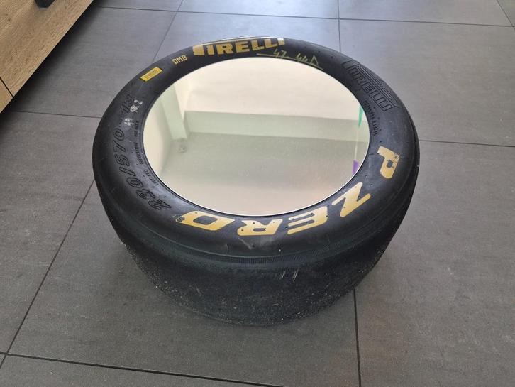 Pirelli P Zero F1 Salontafel, Huis en Inrichting, Tafels | Salontafels, Zo goed als nieuw, Minder dan 50 cm, 50 tot 100 cm, 100 tot 150 cm