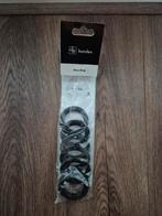 Bandex Deco-Ring Zwart - Nieuw in Verpakking 6gordijnringen, Ophalen of Verzenden, Nieuw, Zwart, Modern