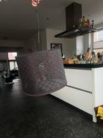 Ikea Nymo zwarte lamp met koper binnenkant, Gebruikt, Zwart, Rond, Ophalen of Verzenden