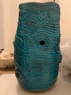 Grote vaas blauw groen design, Antiek en Kunst, Antiek | Vazen, Ophalen