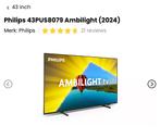 Philips 43" Smart TV - Zo goed als nieuw!, Audio, Tv en Foto, Televisies, Ophalen, Philips, LED, 50 Hz
