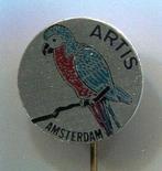 Artis Amsterdam papagaai blik speldje ( N_008 ), Verzamelen, Speldjes, Pins en Buttons, Verzenden, Zo goed als nieuw, Dier of Natuur