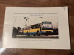 Instructieboekje streek bus DAF/ Den Oudsten MB230, Ophalen, Gebruikt, Bus of Metro, Boek of Tijdschrift