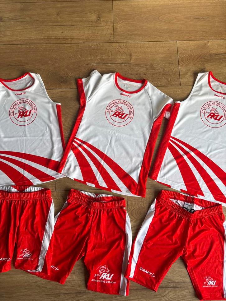 Atletiek Klub Uithoorn Kleding Pakket, Sport en Fitness, Loopsport en Atletiek, Zo goed als nieuw, Kleding, Hardlopen, Overige merken