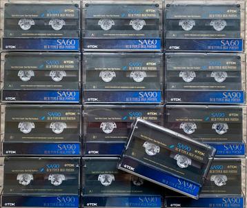 IZGST 13x TDK SA90 SA60 1992 cassettebandjes SA 90 60 tapes beschikbaar voor biedingen