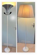 Gispen vloerlamp met originele lampenkap, Huis en Inrichting, Lampen | Vloerlampen, Ophalen, Gebruikt, Metaal, 150 tot 200 cm