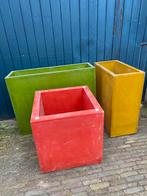 XXL polyester plantenbak Pop Art , meerdere op voorraad, Tuin en Terras, Bloembakken en Plantenbakken, Ophalen, Kunststof, Gebruikt