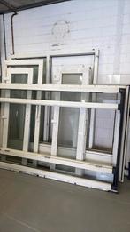 Tuindeur compleet met glas hr++ 1,60 x 2,50, Ophalen of Verzenden, Zo goed als nieuw, Hout, Raamkozijn