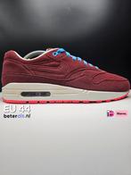 Nike Air Max 1 By You 'Bordeaux Red Blue' Maat: 44, Kleding | Heren, Schoenen, Ophalen of Verzenden, Zo goed als nieuw, Nike, Nike