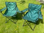 2 campingstoeltjes met bekerhouder, Caravans en Kamperen, Ophalen
