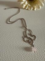 M263/SCROEPELS Zilveren Vlinder Ketting DENEMARKEN, Sieraden, Tassen en Uiterlijk, Kettingen, Gebruikt, Verzenden, X, Zilver