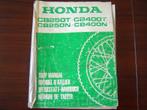 HONDA CB250 CB400 T / N 1978 shop manual CB 250 400, Motoren, Handleidingen en Instructieboekjes, Honda